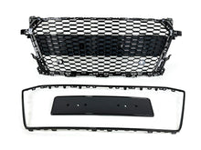 TTRS Style Black Honeycomb Front Grille For Audi TT MK3 TTS 2015-2018