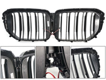 For 2024-2026 BMW X5 G05 LED illuminated Glowing Gloss Black Front Grille/Grill