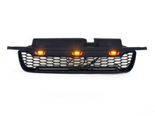 Black Front Bumper Upper Grille w/ LED Lights Fits For 2001-2004 Ford Escape / Kuga