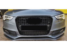 RS5 Honeycomb Front Black Grille for Audi A5 B8.5 S5 2013-2016