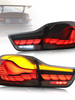 Red/Smoked LED Tail Lights For BMW F32 F33 F36 F82 F83 2014-2020