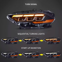 For 2018-2024 Ford Mustang Headlights Full LED With S650 Style