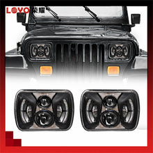 5x7 INCH LED Headlight Assembly for Jeep wrangler 1997-2001 Hi-Lo Beam DRL