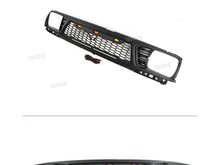 Black Front Bumper Upper Grille W/Led Light Fit For Toyota Tacoma 1995-1997