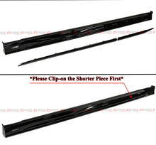 For 2023-2025 Honda Accord 11th Gen Gloss Black Add On Side Skirt Extension