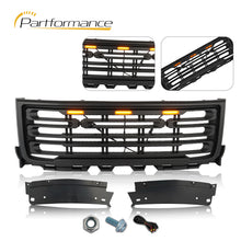 Fits for 2011-2014 GMC Sierra 2500 3500 Front Bumper Hood Grille Matte Black