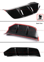 Gloss Black Rear Bumper Diffuser w/ Corner Extensions for Honda Accord 2023 2024