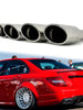 Chrome Exhaust Tips Tailpipe Replace for Mercedes W220 W221 W211 W212 W203 W204 W219 W218 SLK R171 SL R230