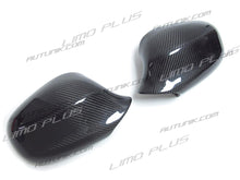 Real Carbon Fiber Mirror Cover Caps For 2009-2012 BMW 3-Series E90 LCI Sedan Replacement bm155