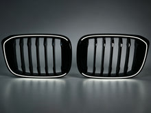 Gloss Black Front Kidney Grill Grille W/ LED Light For 2018-2022 BMW X3 X4 G01 G02