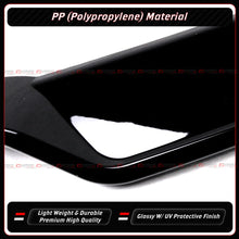 For 2019-2025 BMW X7 G07 M50i M60i Gloss Black Rear Bumper Diffuser Kit + V Style Roof Spoiler