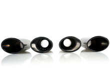 8pcs Quad Exhaust Tips Black For Mercedes G-Class W463 W464 G500 G550 G63 G65 2002-2024
