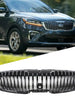 Chrome / Black Front Bumper Upper Grille Radiator Fits For KIA Sorento 2019 2020