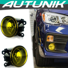 Pair Golden Yellow Front Fog Driving Lights w/ H11 Bulbs For 2015-2021 Subaru WRX STi