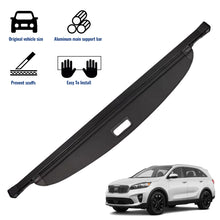 Retractable Rear Cargo Cover For Kia Sorento 2016–2020 Security Shield