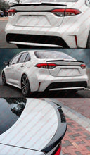 For 2020-2026 Toyota Corolla LE XLE SE XSE Sedan Gloss Black Trunk Spoiler Wing