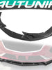 Carbon Fiber Look Front Bumper Lip for Cadillac CT4 2020-2023