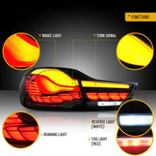 Red/Smoked LED Tail Lights M4 GTS Set For BMW F32 F33 F36 F82 F83 2014-2020