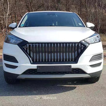 Black / Chrome Front Bumper Upper Grille Radiator Fit For Hyundai Tucson 2019-2021