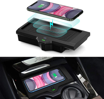 Car Wireless Charger Phone Qi Charging Station Pad for BMW X3 G01 X4 G02 2018-2023