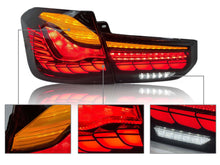GTS Style OLED LED Tail Lights For BMW 3 Series F30 F35 F80 M3 2012-2018 Smoke Lens