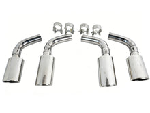 4pcs Chrome Quad Exhaust Tips For Mercedes G-Class W463 W464 G500 G550 G63 AMG 2002-2024
