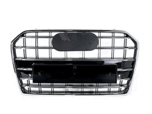 RS6 Style Glossy Black Front Grille Grill For Audi A6 C7 S6 2016-2018