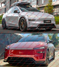 For 2025-2026+ Tesla Model Y Juniper M Style Full Carbon Fiber Side Mirror Cover Caps (Add-On/Stick On)