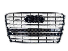 Chrome Front Bumper Mesh Grille for Audi A8 W12 2015-2018 fg342