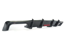 Carbon Fiber Look Rear Diffuser w/ LED Brake Light For Audi A6 C8 S-Line S6 2019-2026