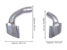 Chrome Exhaust Tips Muffler Pipe for BMW X6 F16 2015-2018 et80