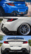 For 2022–2026 Subaru BRZ Toyota GR86 PU Rear Bumper Diffuser + Corner Spats Apron