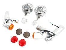 4.5" LED Fog Lights for Harley Street Electra Glide Road King 94-23