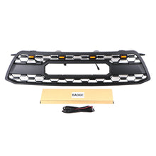 Grille Middle Grids Front Bumper Matt Black for Toyota Highlander 09-11