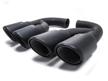 Matte Black Exhaust Tips Muffler for Porsche Cayenne 2011-2014 Long Pipes