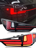 Smoked LED Sequential Tail Lights & Middle Lamp for Lexus RX350 RX450 F Sport 2016-2022