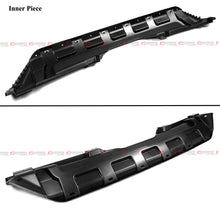 Gloss Black Rear Bumper Diffuser W/Corner Extension For BMW X5 F15 M Sport 2015-2018