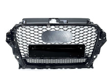 Gloss Black Front Mesh Grille For AUDI A3 8V S3 2013-2016 fg121