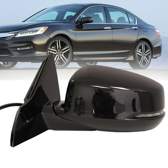 6Pin Driver Left Side Mirror Heated For Honda Accord Sedan 2013-2017 Manual Fold Signal Lamp