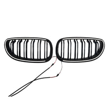 For BMW 5 Series E60 2004-2009 LED Front Bumper Grille Bumper Grill Radiator Gloss Black