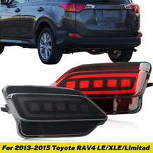 LED Rear Bumper Tail Light For Toyota RAV4 2013-2015 Rear Reflector Lamp With Turn Signal