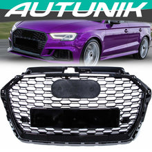 Black Honeycomb Front Grill for AUDI A3 8V S3 2017-2020 fg164