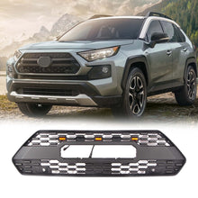 Front Grille Bumper Grill Black With Lights for Toyota Rav4 Adventrure 2020