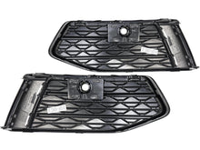 Left & Right Fog Light Grille Cover Trim For Audi A6 C8 Non-Sline 2019–2025