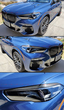 For 2018-2024 BMW G05 X5 F95 X5M Carbon Fiber Headlight Lamp Eye Lid Cover Eyebrow