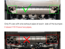 Pair for 2020-2026 Land Rover Defender 90/110 3.0L Black Quad Exhaust Tips Kahn Style