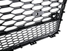 For Audi A7 S7 2012-2015 Front Honeycomb Mesh Bumper Grille w/ Chrome Frame