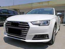 Chrome/Black Fog Light Cover Grille for Audi A4 B9 Non-Sline 2017 2018 2019