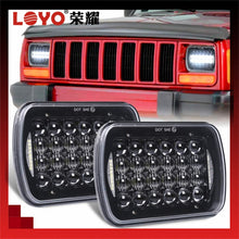 Pair LED Headlight Hi-Lo DRL For Chevy El Camino 1978-1981 Classic LUV Truck