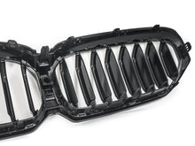 For BMW G30 G31 530i 2021-2023 Front Bumper Kidney Grille Gloss Black Single Slat